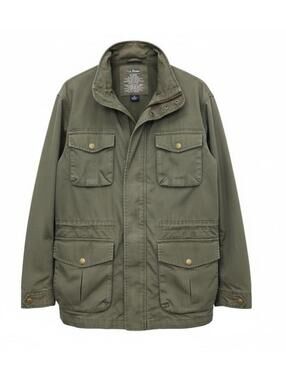 L.L.Bean Men's Olive Green Field Jacket, Medium Regular